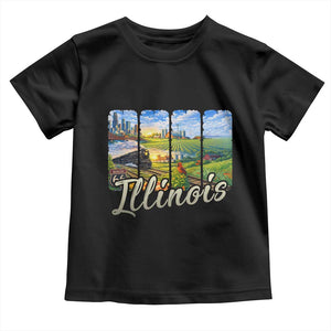 Vintage Illinois State Route Highway 66 Toddler T Shirt Southwest Souvenir TS12 Black Print Your Wear
