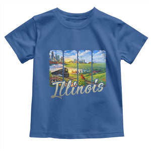 Vintage Illinois State Route Highway 66 Toddler T Shirt Southwest Souvenir TS12 Royal Blue Print Your Wear