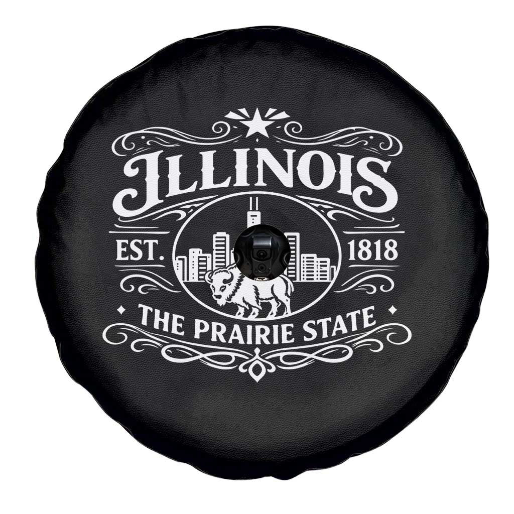 The Prairie State Illinois Souvenir Spare Tire Cover Historic Midwest Gift TS12 Print Your Wear