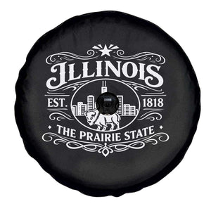 The Prairie State Illinois Souvenir Spare Tire Cover Historic Midwest Gift TS12 Print Your Wear