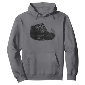 Mother Road Adventure Graphic Hoodie Vintage Route Highway 66 Bridge TS12 Charcoal Print Your Wear