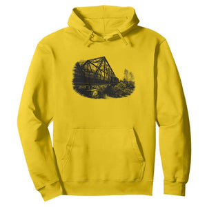 Mother Road Adventure Graphic Hoodie Vintage Route Highway 66 Bridge TS12 Daisy Print Your Wear