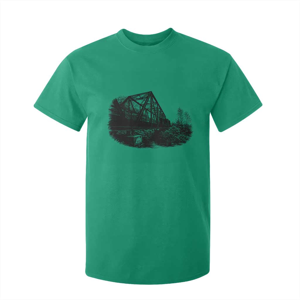 Mother Road Adventure Graphic T Shirt For Kid Vintage Route Highway 66 Bridge TS12 Irish Green Print Your Wear
