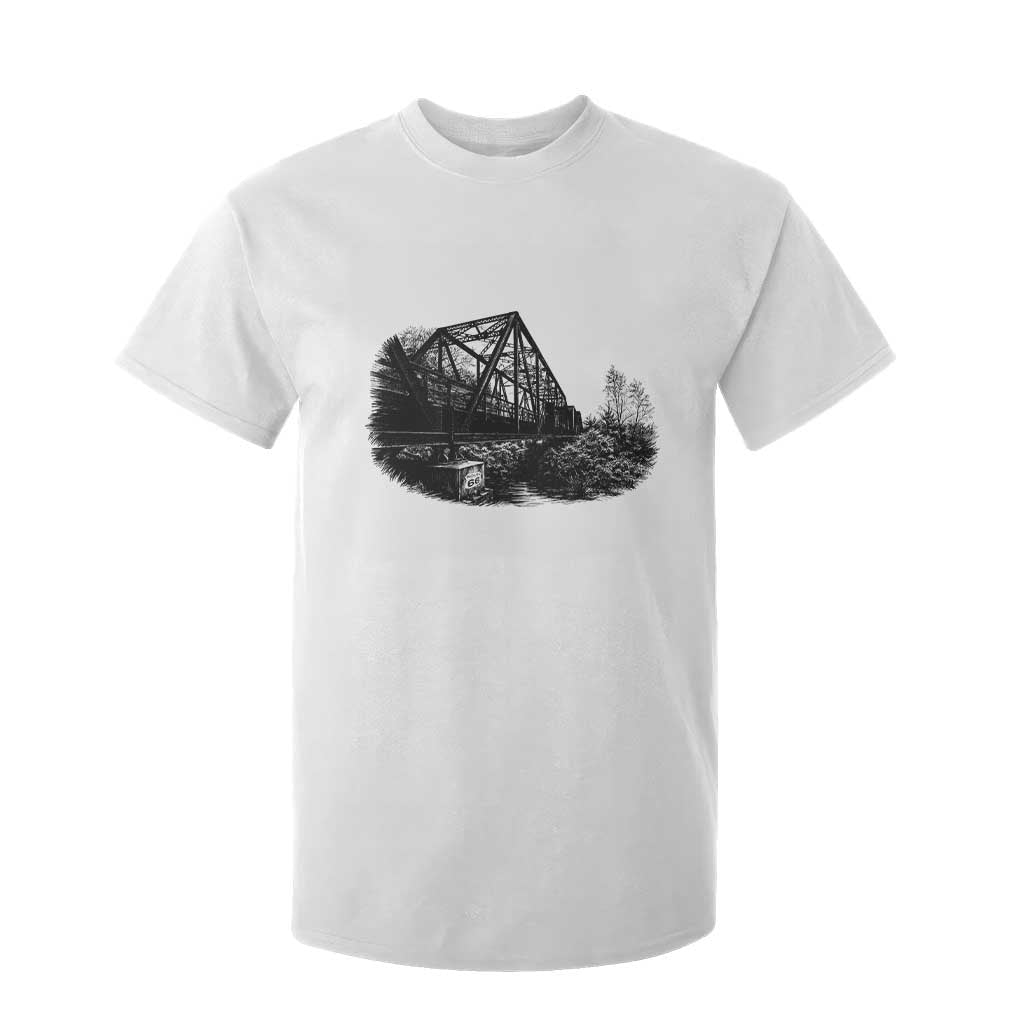 Mother Road Adventure Graphic T Shirt For Kid Vintage Route Highway 66 Bridge TS12 White Print Your Wear