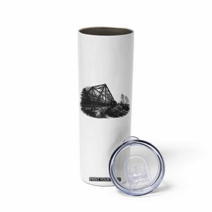 Mother Road Adventure Graphic Skinny Tumbler Vintage Route Highway 66 Bridge TS12 Print Your Wear