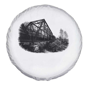 Mother Road Adventure Graphic Spare Tire Cover Vintage Route Highway 66 Bridge TS12 Print Your Wear
