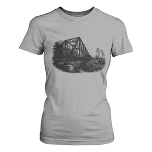 Mother Road Adventure Graphic T Shirt For Women Vintage Route Highway 66 Bridge TS12 Sport Gray Print Your Wear