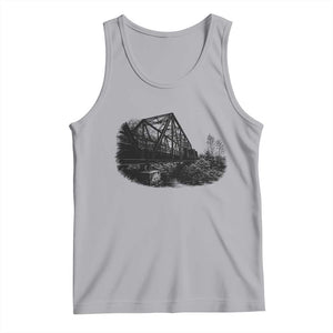 Mother Road Adventure Graphic Tank Top Vintage Route Highway 66 Bridge TS12 Athletic Heather Print Your Wear