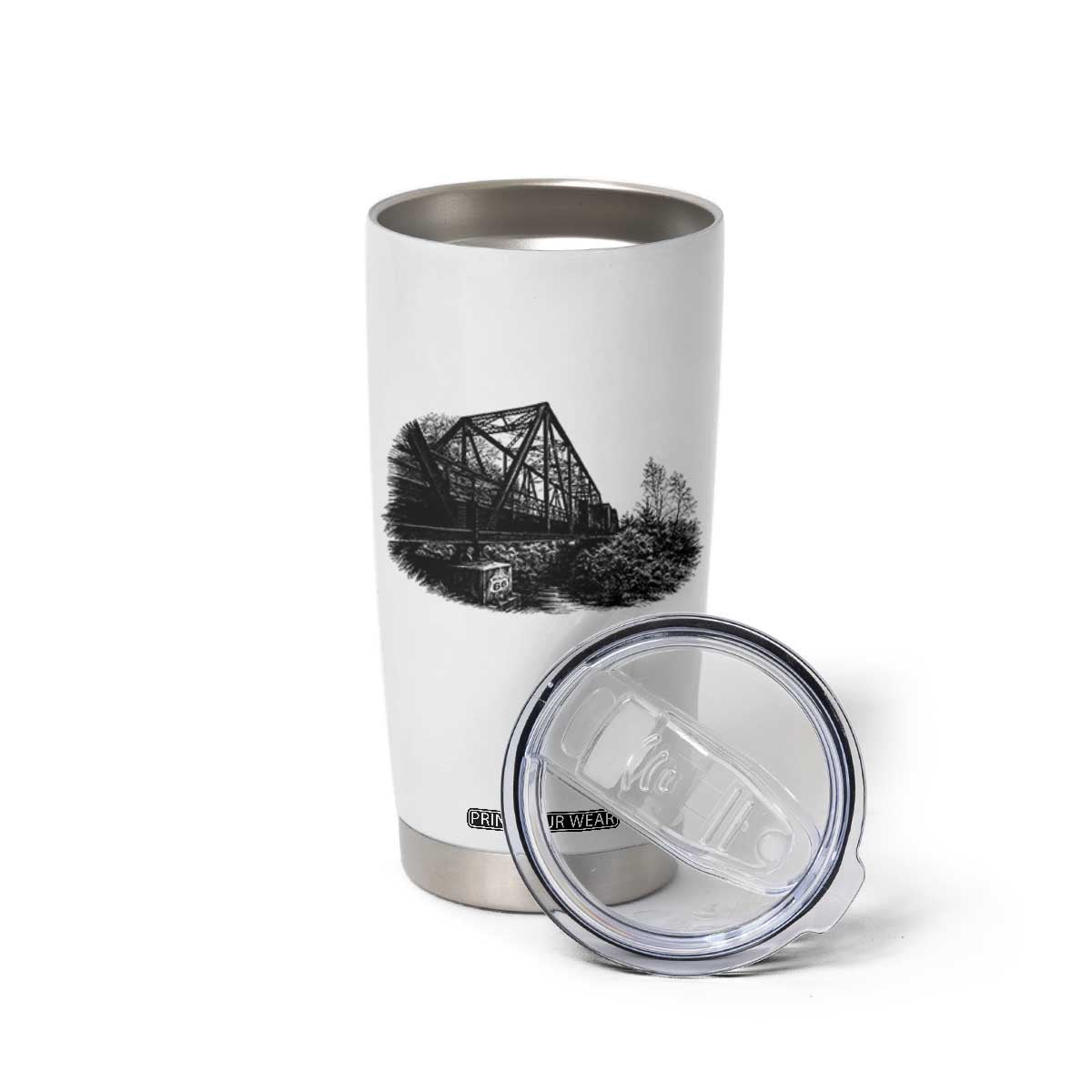 Mother Road Adventure Graphic Tumbler Cup Vintage Route Highway 66 Bridge TS12 Print Your Wear