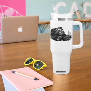 Mother Road Adventure Graphic Tumbler With Handle Vintage Route Highway 66 Bridge TS12 Print Your Wear
