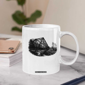 Mother Road Adventure Graphic Coffee Mug Vintage Route Highway 66 Bridge TS12 Print Your Wear