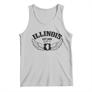 Illinois Route Highway 66 Souvenir Tank Top Open Road Adventure TS12 Ash Print Your Wear