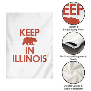 Keep Bear In Illinois CFB Garden Flag Chicago Pride Gift TS12 Print Your Wear