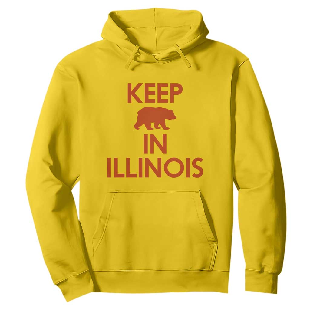 Keep Bear In Illinois CFB Hoodie Chicago Pride Gift TS12 Daisy Print Your Wear