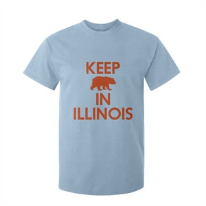 Keep Bear In Illinois CFB T Shirt For Kid Chicago Pride Gift TS12 Light Blue Print Your Wear