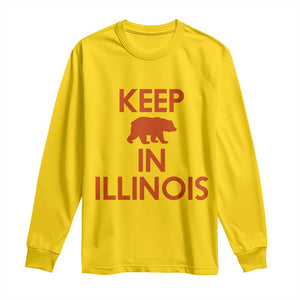 Keep Bear In Illinois CFB Long Sleeve Shirt Chicago Pride Gift TS12 Daisy Print Your Wear