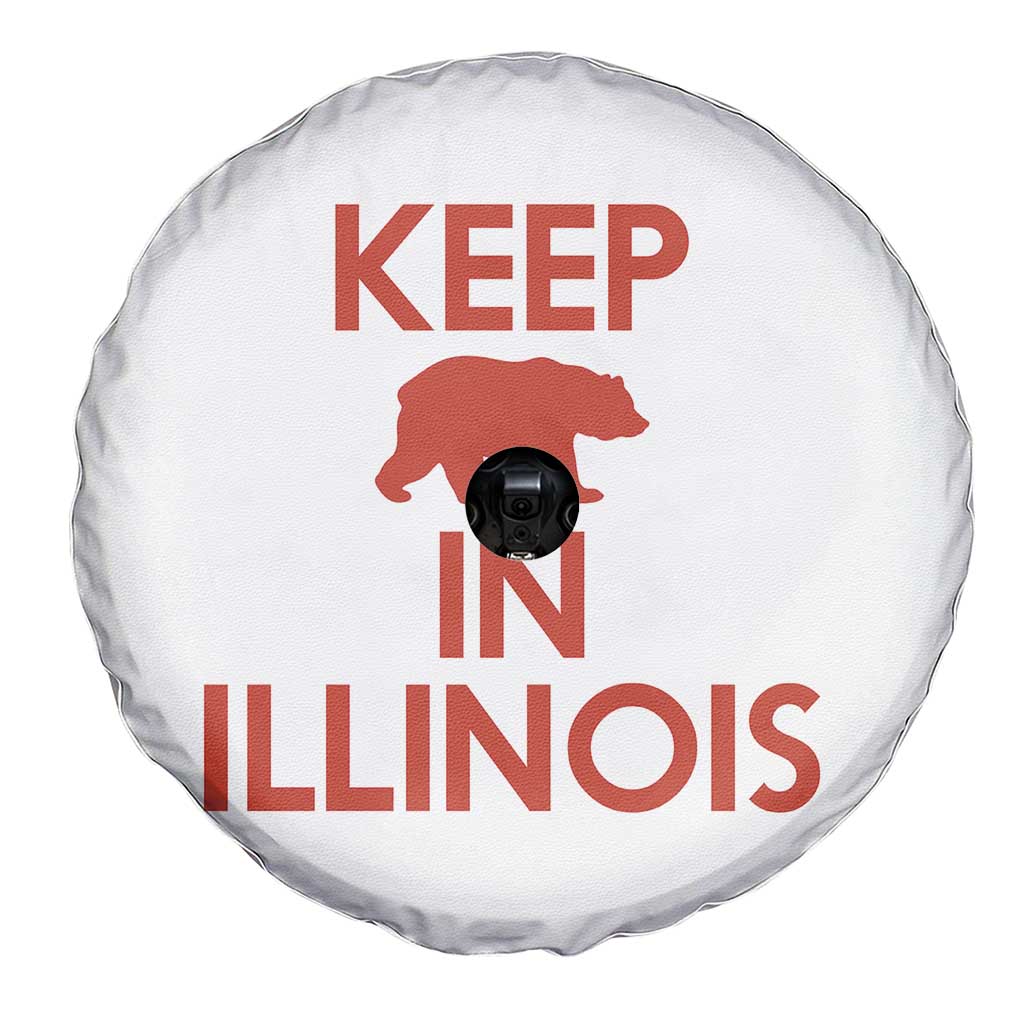 Keep Bear In Illinois CFB Spare Tire Cover Chicago Pride Gift TS12 Print Your Wear