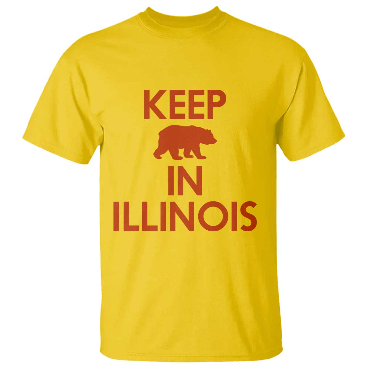 Keep Bear In Illinois CFB T Shirt Chicago Pride Gift TS12 Daisy Print Your Wear