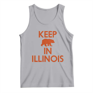 Keep Bear In Illinois CFB Tank Top Chicago Pride Gift TS12 Athletic Heather Print Your Wear