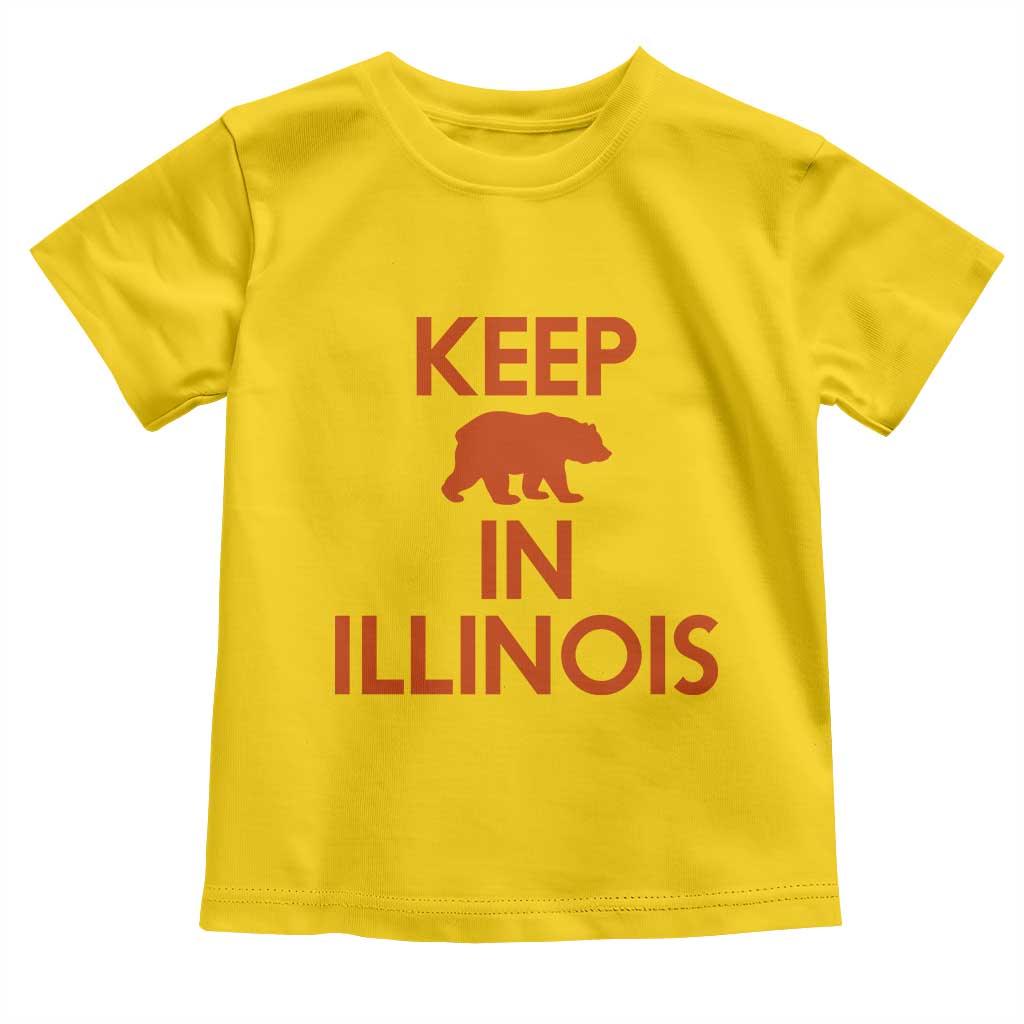 Keep Bear In Illinois CFB Toddler T Shirt Chicago Pride Gift TS12 Daisy Print Your Wear
