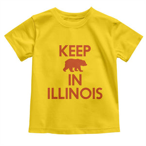 Keep Bear In Illinois CFB Toddler T Shirt Chicago Pride Gift TS12 Daisy Print Your Wear