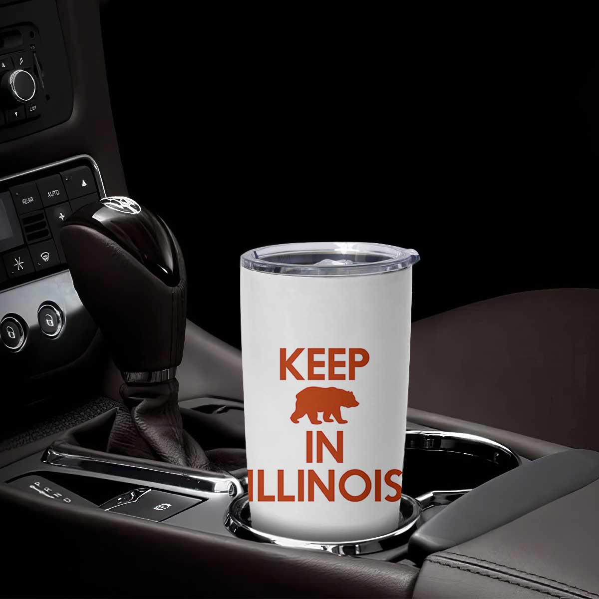 Keep Bear In Illinois CFB Tumbler Cup Chicago Pride Gift TS12 Print Your Wear