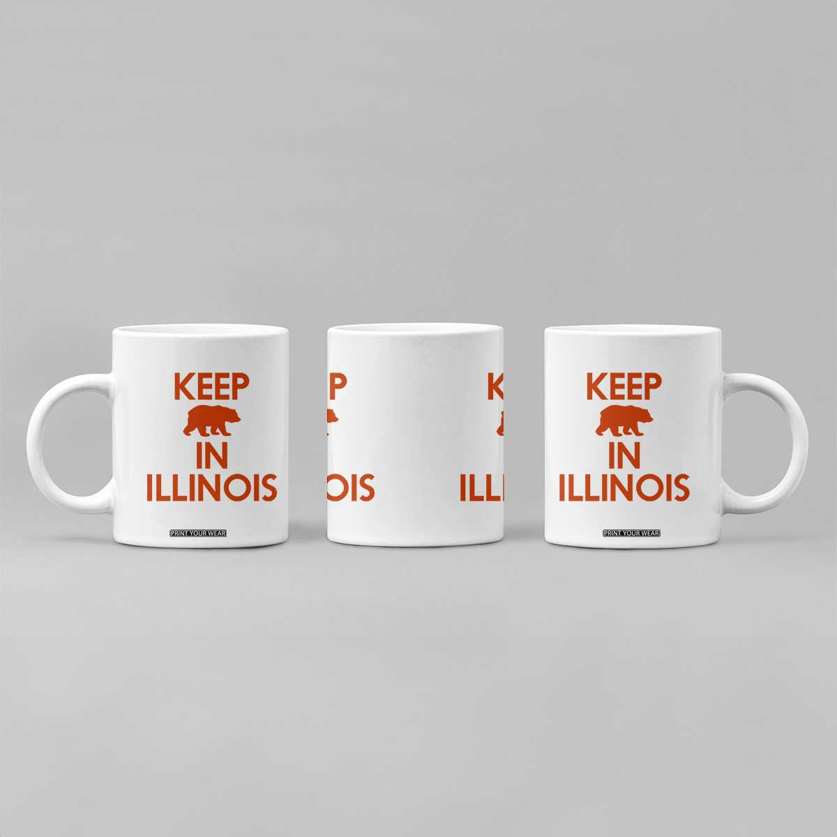 Keep Bear In Illinois CFB Coffee Mug Chicago Pride Gift TS12 Print Your Wear