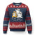 Cat Mom Ugly Christmas Sweater Three Cool Cats with Sunglasses TS12 Navy Red Print Your Wear