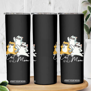 Cat Mom Skinny Tumbler Three Cool Cats with Sunglasses TS12 Print Your Wear