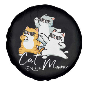Cat Mom Spare Tire Cover Three Cool Cats with Sunglasses TS12 Print Your Wear