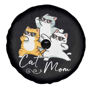 Cat Mom Spare Tire Cover Three Cool Cats with Sunglasses TS12 Print Your Wear