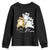 Cat Mom Youth Sweatshirt Three Cool Cats with Sunglasses TS12 Black Print Your Wear