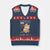 A Good Day Starts With Coffee And Cats V-Neck Knit Sweater Vest Funny Purrfect Morning TS12 Navy Red Print Your Wear