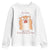 Its Fine I am Fine Everything is Fine Funny Cat Lover Youth Sweatshirt TS12 White Print Your Wear