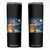Christmas Van Gogh Cat Skinny Tumbler In Santa Hat Starry Night TS12 Black Print Your Wear