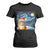 Christmas Van Gogh Cat T Shirt For Women In Santa Hat Starry Night TS12 Black Print Your Wear