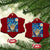 Funny Van Gogh Cat in Starry Night Ceramic Ornament TS12 Print Your Wear