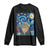 Funny Van Gogh Cat in Starry Night Long Sleeve Shirt TS12 Black Print Your Wear