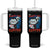My Blood Type Is Coffee Tumbler With Handle Funny Vampire Halloween TS12 One Size: 40 oz Black Print Your Wear