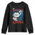 My Blood Type Is Coffee Youth Sweatshirt Funny Vampire Halloween TS12 Black Print Your Wear