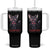 Halloween Black Vampire Cat Tumbler With Handle Vampurr Cute Kitty Lover TS12 One Size: 40 oz Black Print Your Wear