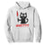 Black Cat Halloween Hoodie What Killer Kitten With Knife TS12 White Print Your Wear