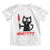 Black Cat Halloween Toddler T Shirt What Killer Kitten With Knife TS12 White Print Your Wear