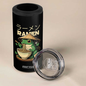 Frog Eating Ramen 4 in 1 Can Cooler Tumbler Funny Japanese Food Lover Anime TS12 Print Your Wear