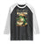 Frog Eating Ramen Raglan Shirt Funny Japanese Food Lover Anime TS12 Black White Print Your Wear