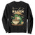 Frog Eating Ramen Sweatshirt Funny Japanese Food Lover Anime TS12 Black Print Your Wear