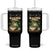 Frog Eating Ramen Tumbler With Handle Funny Japanese Food Lover Anime TS12 One Size: 40 oz Black Print Your Wear
