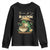 Frog Eating Ramen Youth Sweatshirt Funny Japanese Food Lover Anime TS12 Black Print Your Wear