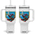 Funny Monkey Playing Baseball With Banana Tumbler With Handle Sport Humor Gift TS12 One Size: 40 oz White Print Your Wear