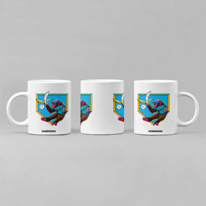 Funny Monkey Playing Baseball With Banana Coffee Mug Sport Humor Gift TS12 Print Your Wear